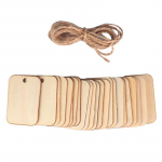 50 vnt. Ornamento medinės lentos Žymės Medinės Kabantys Etiketės Lak&scaron;tai DIY Graviravimas Amatai