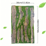 &bdquo;Pasidaryk pats&ldquo; sienų apdaila Žalioji augalų žievė Dirbtinė žievė patalpų vamzdžių apdailos medžiaga Dirbtinės samanos vandens vamzdžio kolonos dangčiui