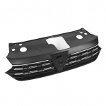 Priekinio buferio grotelės chromuotos 623107458R Pakeitimas Dacia Sandero MK3 iki atnaujinimo 2021&ndash;2022 m.