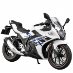 1/12 Suzuki GSX-250R Motociklo Žaislas Lydinio Diecast Modelis Garsiniai ir &Scaron;viečiantys Žaislai Guminės Padangos Miniatiūrinis Lenktynių Modelis Dovana Vaikui balta