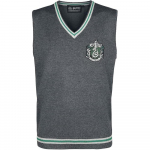 Harry Potter Vyrų Slytherin Megztinis be rankovių XXS juoda