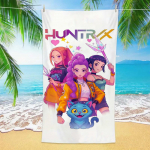 K-POP Paplūdimio rank&scaron;luosčiai D-Demon-Hunters Mikropluo&scaron;to Smėčiui atsparus Greitai džiūstantis Vonios rank&scaron;luostis Geriausios gimtadienio dovanos mergaitėms moterims Plaukimo vakarėlis 50x100cm&1pc