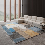 &Scaron;iaurieti&scaron;ko stiliaus prabangus svetainės kilimas, sofa, kavos staliukas, grindų kilimėlis, miegamojo ir poilsio zonos didelio ploto kilimas, namų dekoracija 100x150cm