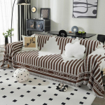 Naujas sofos užtiesalas, Paprastas ir auk&scaron;tos klasės, Universalus visiems sezonams, Sofos uždangalas, Antklodė, &Scaron;enilas, Apsauga nuo kačių draskymo 180*130cm