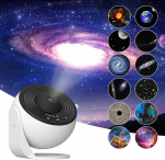1 vnt. 13-in-1 žvaigždžių projektorius, naktinė lemputė, galaktikos projektorius, planetariumo projektorius miegamajam, aurora projektorius Starry Sky Projector