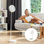 Ventiliatorius - InnovaGoods - Fandle - Įkraunamas - Sulankstomas - 4 greičiai balta
