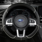 Odinis automobilio vairo dangtis Neslystantis, skirtas Subaru Forester Legacy XV BRZ WRX Auk&scaron;tos kokybės auto balta