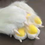 Kawaii Animacinis Cosplay Kostiumas Pir&scaron;tinės Plaukuotos Fursuit Kigurumi Pliu&scaron;inės Katės Letenos Pir&scaron;tinės Čir&scaron;kiančios Kig &Scaron;iltos Cosplay Rekvizitas Dovanos
