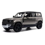 Brago 1:24 Land Rover Defender 2022 visureigis metalinis modelis - Sidabrinis gray
