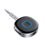 Uandear Bluetooth imtuvas muzikos atkūrimui Ne&scaron;iojamas Bluetooth imtuvas su AUX Suderinamas su laidinėmis automobilio ir namų stereo sistemomis Suderinamas su gray