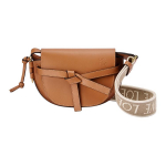 Loewe Gate Dual Mini Rankinė Rudo Atspalvio Moteri&scaron;kos Pečių Rankinės A650N46X13-2530 Basic Set (Bag+Dust Bag)