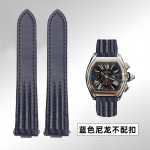 19mm 20mm Cartier Roadster W6206018 W6206017 odinis laikrodžio dirželis Vyri&scaron;kas Pakeitimas Karvės odos laikrodžio dirželis Nailoninė apyrankė dirželis 19mm