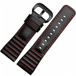28mm natūralios odos juoda balta oranžinė raudona mėlyna siūlėmis laikrodžio apyrankė Dirželio kilpos SevenFriday P1 P2 P3 serijos sagčiai 28mm Black Buckle
