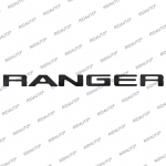 Auk&scaron;tos kokybės ABS 3D Ranger emblemos lipdukas, tinkantis Ford Ranger T9 2022 2023 Wildtrak Sport XLT XL+ XL galinių durelių logotipui juoda