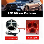 Automobilio grotelių ženklelis, 3D priekinis emblemos LED žibintai Mercedes Benz W205 W212 W213 W204 ML W166 CLA C117 W176 W177 E GLA GLC GLE C-204 2008-2014