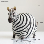 Zebra statula Gyvūnų figūrėlė Kūrybi&scaron;kumas Stilius &Scaron;iaurės &scaron;alių namų aksesuarai Namų dekoras Namų namas statulėlės Biuro dekoravimo dovana light green