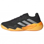 Adidas Barricade 13 Kvėpuojantys Atraminiai Lengvi Teniso Batai Vyri&scaron;ki Juodi Oranžiniai IF0464 44⅔
