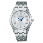 Seiko Selection S serijos saulės energija maitinamas radijo bangomis valdomas porinis vyri&scaron;kas laikrodis SBTM357 balta
