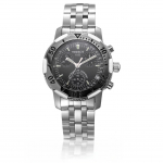 TISSOT Kvarcinis Mechanizmas 200m Vandeniui Atsparūs Vyri&scaron;ki Laikrodžiai Laikrodis 40mm Juodas Ciferblatas Nerūdijančio Plieno Dėklas T17.1.486.55 Black Dial