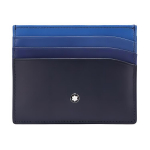 Montblanc Meisterst&uuml;ck Gradientinis odinis kortelių dėklas Vyri&scaron;kas kortelių dėklas Juodas Mėlynas 126213 Basic Set (Bag+Dust Bag)