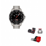 TISSOT T SPORT Kolekcija Kvarcinis Mechanizmas Vyri&scaron;ki Laikrodžiai Laikrodis 47,5 mm Juodas Ciferblatas Titano Laikrodžio Korpusas T121.420.44.051.00 Regular Watch Box black