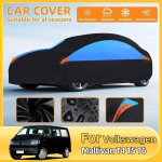 VW Volkswagen Multivan T4 T5 T6 pilnai aptrauktas automobilio UV saulės lietaus sniego automobilio audinys dulkių Preueron vandeniui atsparus Premium apsauga C NO LOGO juoda ruda spalva