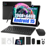 Moderness Plan&scaron;etė 20GB+64GB Android 15 Tf(daugiausia 1 TB) Su rinkiniu juoda