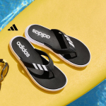 Adidas COMFORT FLIP &scaron;lepetės - Atverčiamos &scaron;lepetės vyrams ir moterims Adidas sportinių batų modelis EG2069 38 juoda