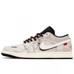 Jordan Air Jordan 1 Neslystantys, Atsparūs dilimui, Lengvi, Didinantys ūgį Žemi Senovinio stiliaus Krep&scaron;inio Batai HM3711-144(Komanda A-) 42.5