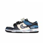 Nike Dunk Liberty Coast Dilimui Atsparūs Žemi Kateboardo Batai Unisex Mėlyni Juodi HF5441-100(Komanda584-) 40.5