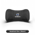 Suede Galvos Atrama Automobilio Kvėpuojanti Atminties Putų Kaklo Pagalvė Volvo XC60 XC40 V90 V60 V40 XC90 XC70 V50 S60 V70 S90 AWD T6 EX90 EX30 black