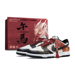 Nike Dunk Atsparūs dilimui žemi krep&scaron;inio/riedlenčių batai Unisex Juodi Raudoni HF5441-100(Komanda1258-Dunk) 40.5