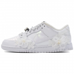 Nike Dunk SB Sidabrinės Baltos Vestuvinės Neslystančios Dilimui Atsparios Žemos Klasės Riedlentės Batai Moteri&scaron;ki Sidabrinės Baltos FD8683-100(Komanda551-) 35.5
