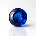 12 x 12 MM Natūralus Mėlynas Ceilono Safyras Apvalaus &Scaron;lifavimo Sertifikuotas Nepriekai&scaron;tingas Brangakmenis 12 mm approx. mėlyna