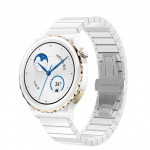 22mm 20mm Keraminis dirželis Huawei Watch GT3 Pro 46mm/43mm Metalo apyrankė Samsung Watch 5/4/3 Amazfit GTR/Stratos Self-test width 22mm balta