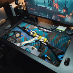 CSGO Counter Strike Ginklas AK M žaidimas Berniukams esportas Storas padidintas pelės kilimėlis stalo kilimėlis klaviatūros kilimėlis individualus neslystantis stalo kilimėlis 400x900x2MM
