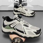 2026 Naujas sportbačių modelis vyrams Kvėpuojantis tinklelis Laisvalaikio batai Lauko neslystantis žygio batas Teniso treniruočių batai vyrams Zapatillas Hombre 39 smėlis