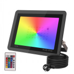 Lauko RGB LED prožektorius 50W 100W Daugiaspalvis Nuotolinio valdymo pultelis Priteminamas IP66 Atsparus vandeniui Atminties funkcija LED prožektorius Blyksnis I&scaron;blukimas 50W