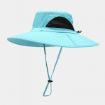Vintažinė reguliuojama unisex kepurė lauko žygiams ir alpinizmui M（56-58cm） dangaus mėlyna spalva