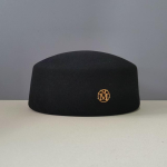 Žieminės &Scaron;iltos Moteri&scaron;kos Auk&scaron;tos Kokybės Vilnos Fedora Skrybėlės Briti&scaron;ko Eleganti&scaron;ko Stiliaus Beretas Moterims Fascinatoras Vestuvėms Vakarienei Gražus Veltinio Skrybėlaitė 56-58cm black