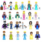 (Stilius G 24 vnt.) 24 VNT. Grožio ir žvėries minifigūrėlės žaislai