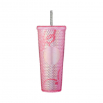 Starbucks x Blackpink Rožinis &Scaron;altas Puodelis su Kniedėmis 710ml ONE SIZE rožinė