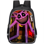 Catnap (Aguonų žaidimo laikas) Kuprinė Studento Mokyklinė Kuprinė Žaidimų Kuprinė double layer small size (33cm) pink