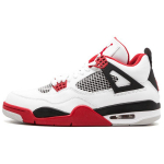 Jordan 4 Retro Fire Red 308497-110 44.5 white
