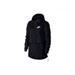 Nike Striukės Moteri&scaron;kos Juodos Su Gobtuvu Neatsisegamas Vidutinio Storio DQ3353-010 S juoda