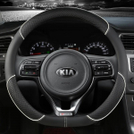 PU odos automobilio vairo užvalkalas 38cm Kia Rio 2 3 4 X Line Universalus Sedanas K2 K3 K4 K5 KX1 KX3 KX5 Sportage Automobilio Aksesuarai drlqc11