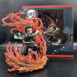 Anime Demon Slayer Figūrėlė Kimetsu No Yaiba Figuarts Zero Tanjiro Kamado Hinokami Kagura Veiksmo Figūrėlė Statulėlės Modelis Dovana black