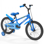 VEVOR vaiki&scaron;kas dviratis, 45,72 cm BMX stiliaus vaiki&scaron;kas dviratis, važiavimo auk&scaron;tis 110 cm - 140 cm, su pagrindiniais ratukais, tvirtas ir lengvai surenkamas 121 x 50 x 78 cm