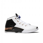 Air Jordan 17+ Retro 'Copper' 2016 (Unisex) Balti / Metaliniai vario spalvos / Juodi / Sportiniai Karali&scaron;kos mėlynos spalvos Senovinio stiliaus krep&scaron;inio batai 832816 122 46.0 black