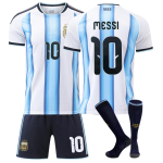 Paaugliams Vaikams Suaugusiems Individualus Vardas Futbolo Apranga 2026 FIFA Pasaulio Taurė Argentinos Namų #10 MESSI Sportinis Treniruočių Džersis Rinkinys su Kojinėmis L